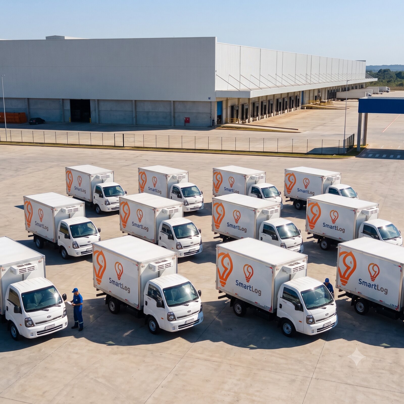 Frota de caminhões refrigerados Smart Log